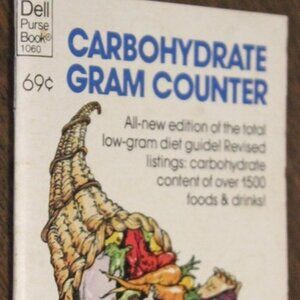 DELL PURSE BOOK Carbohydrate Gram Counter 1060 "diet for people who hate to diet